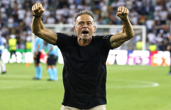 Direct în istorie! Luis Enrique, performanță incredibilă după ce PSG a câștigat Supercupa Europei