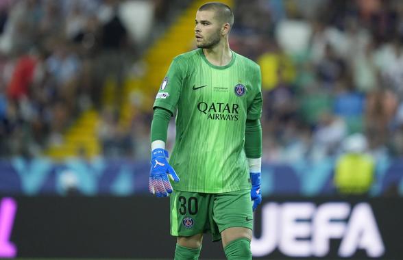 Înlocuitorul lui Donnarumma, gafă la debutul la PSG » Ce a putut să facă în Supercupa Europei