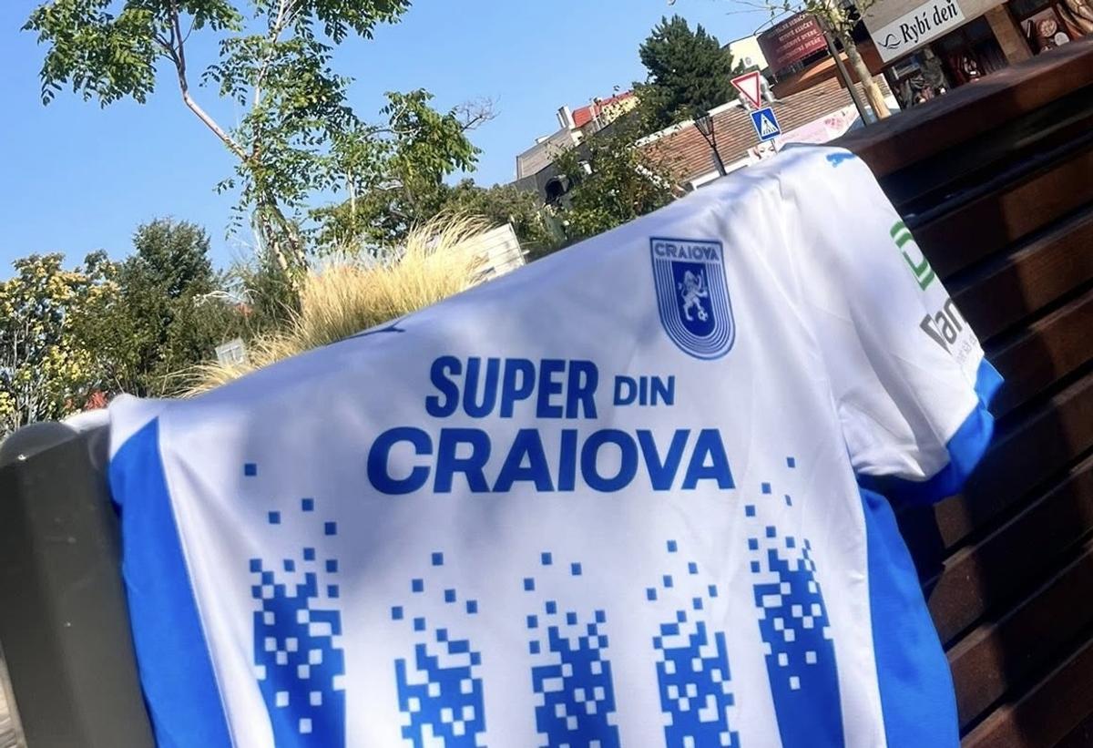 Schimbare în echipamentul Universității Craiova pentru meciul cu Spartak Trnava