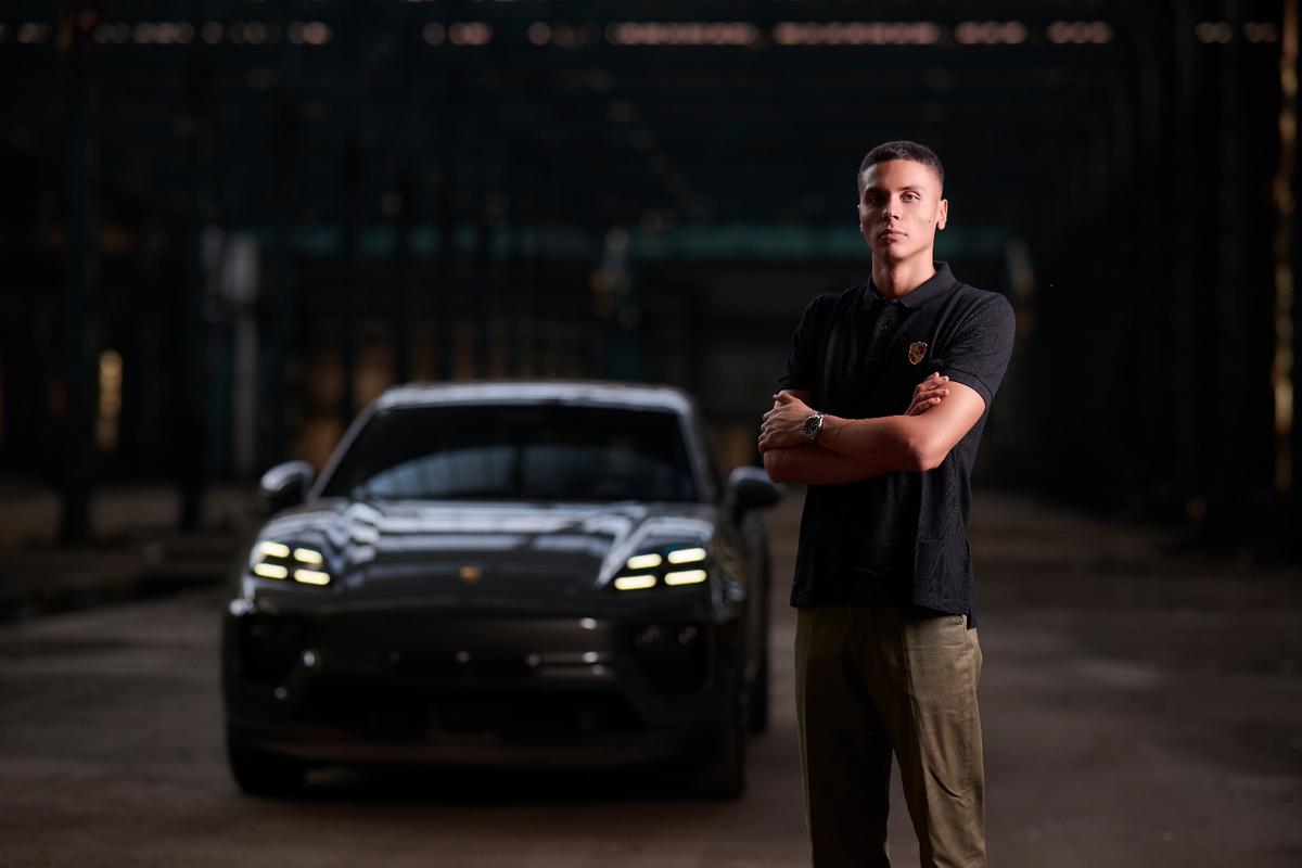 Parteneriat David Popovici - Porsche România