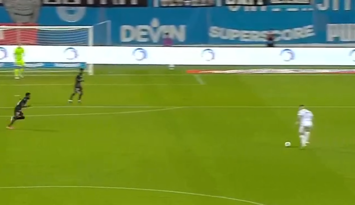 Carlos Mora, gol senzațional în Universitatea Craiova - KuPS