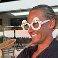Marcos Llorente, cu ochelarii pe care a glumit că-i va purta la eclipsă