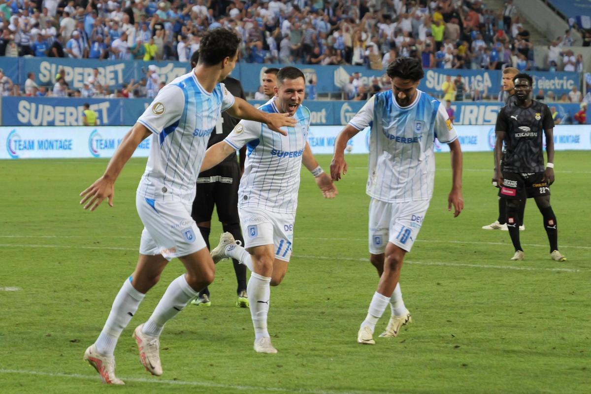 CALIFICARE! Universitatea Craiova a întors-o pe KuPS și salvează onoarea României » Va fi sigur într-o grupă: adversara din play-off