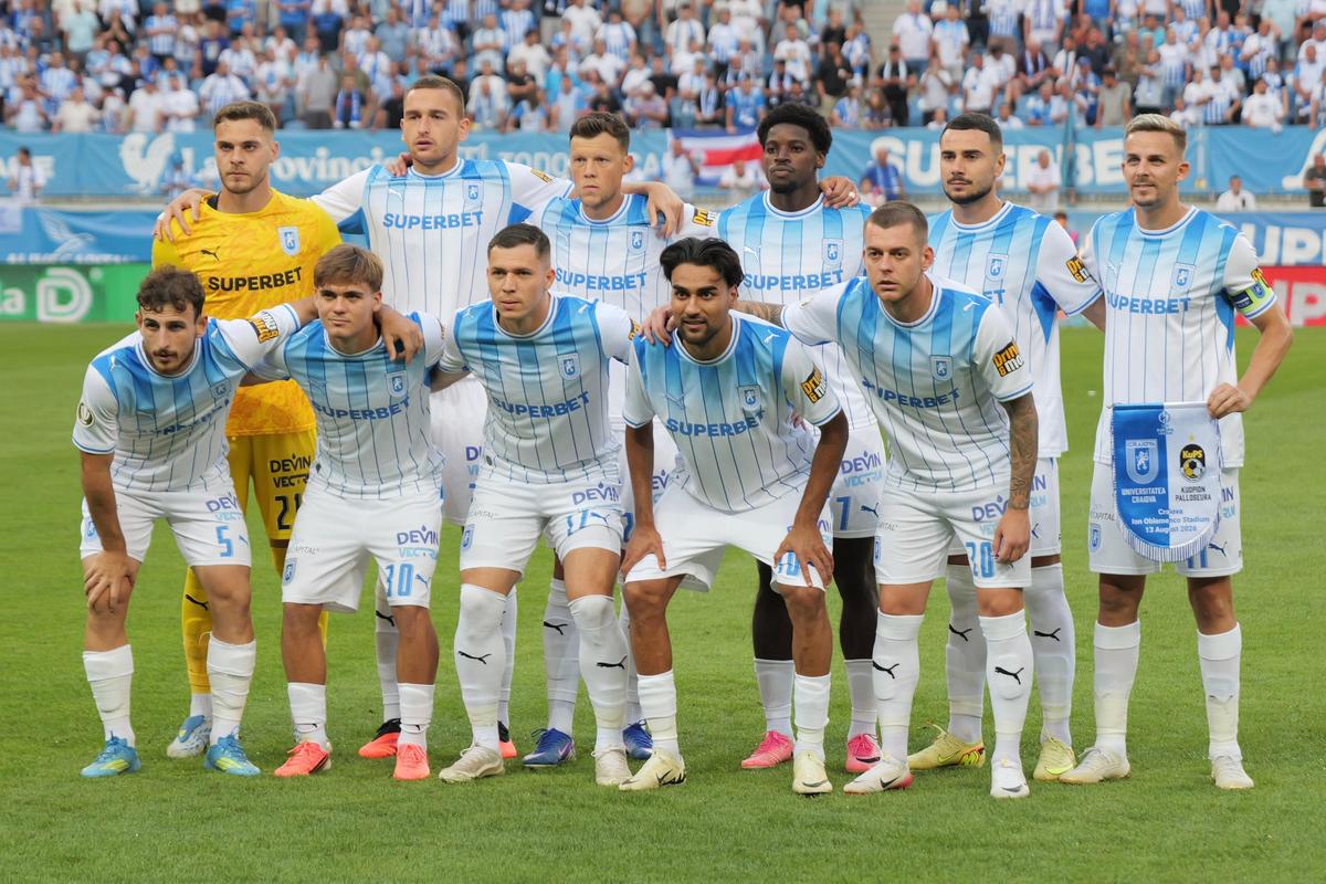 CALIFICARE! Universitatea Craiova a întors-o pe KuPS și salvează onoarea României » Va fi sigur într-o grupă: adversara din play-off
