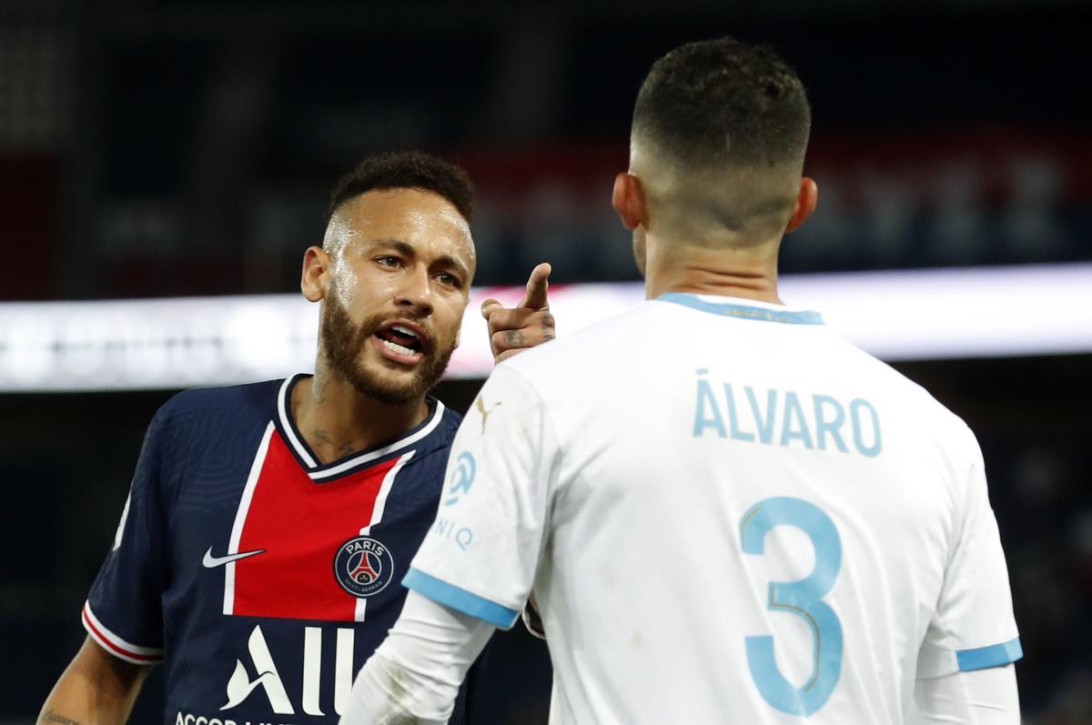 FOTO Pumni în PSG - Marseille! Neymar, eliminat! 5 cartonașe roșii și 10 minute de prelungire într-un final nebun