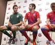 Ciprian Tătărușanu și Raul Rusescu, la o acțiune din perioada FCSB