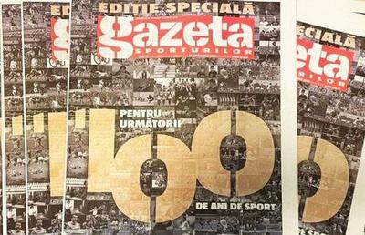100 de ani de Gazeta Sporturilor! A supraviețuit Războiului, sufocată de comuniști, renăscută după Revoluție » Mesaje de suflet de la Nadia Comăneci, Gică Hagi și alți campioni ai României