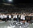 Fanii lui Partizan Belgrad nu se dezmint: torțe și atmosferă incredibilă în timpul unui meci disputat în aer liber, pe Stadionul Tasmajdan