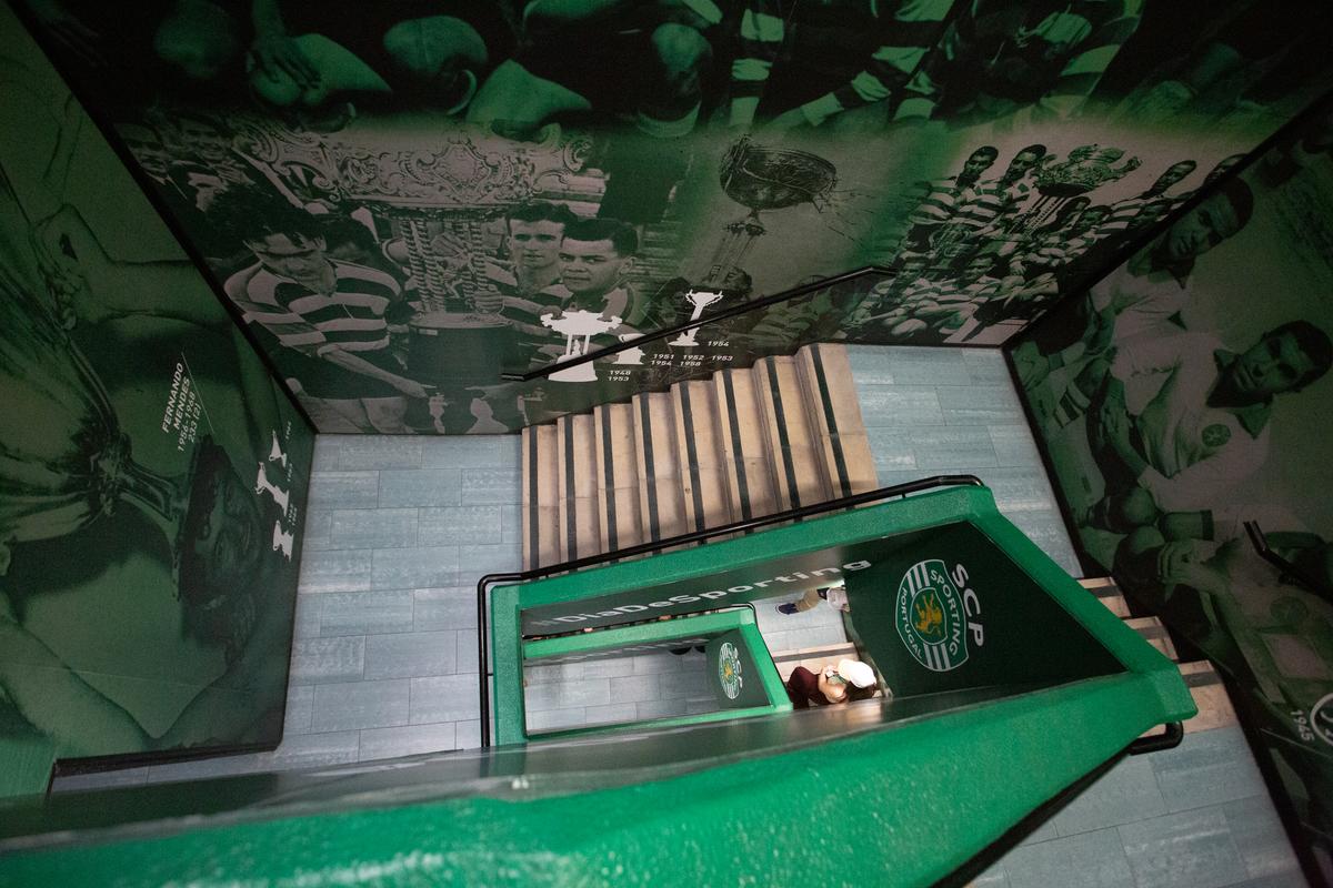 Imagini de la stadionul José Alvalade din Lisabona