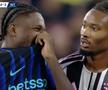 Marcus Thuram, râzând alături de Khephren Thuram