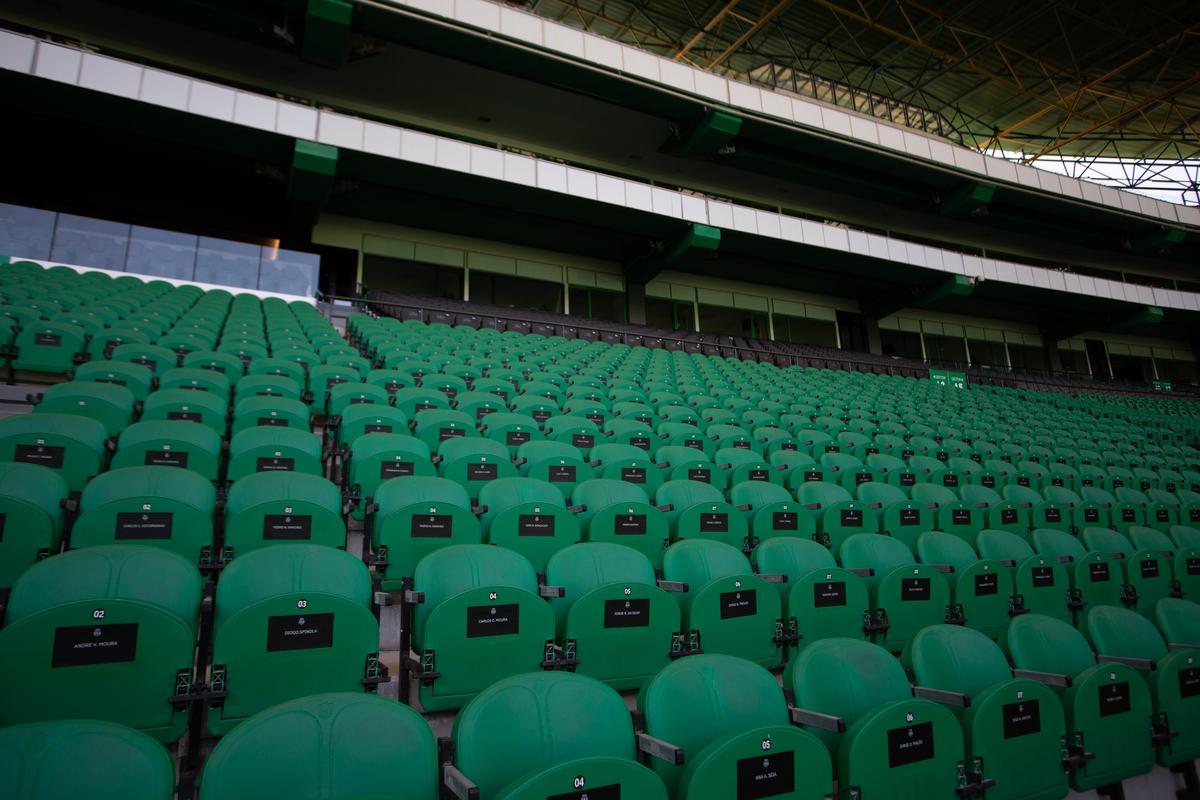 Imagini de la stadionul José Alvalade din Lisabona