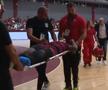 Aissatou Kouyate, accidentare în Rapid - Vâlcea / FOTO: Captură @Pro Arena