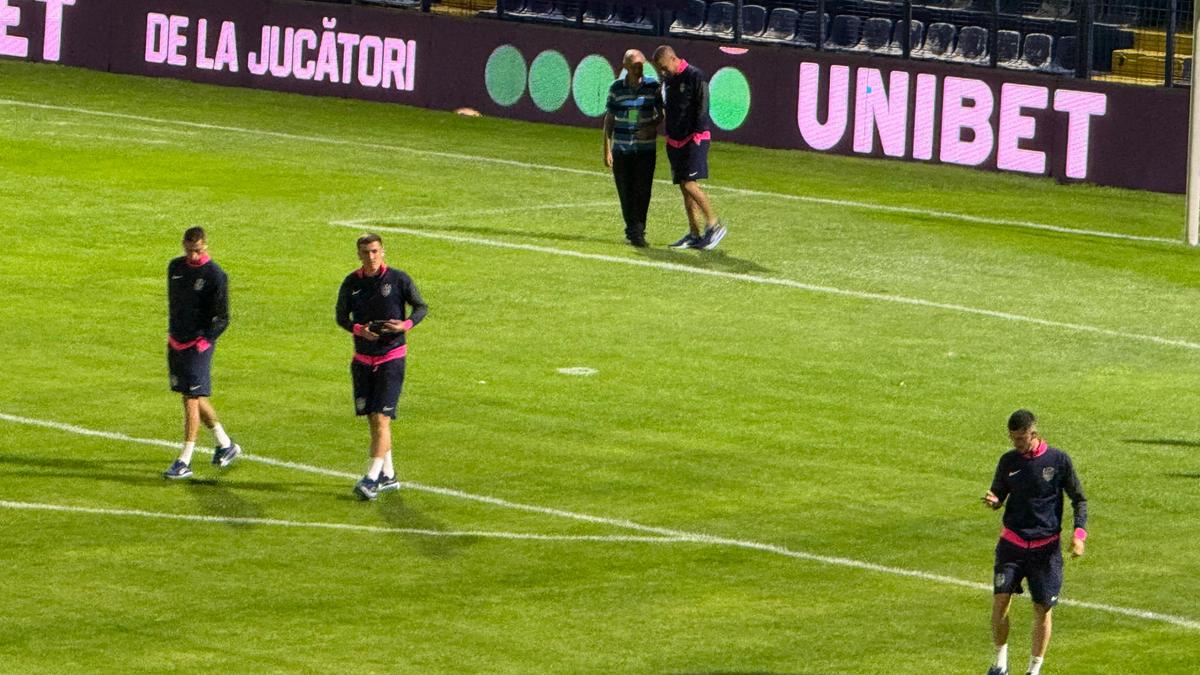 Imagini înainte de Metaloglobus - CFR Cluj