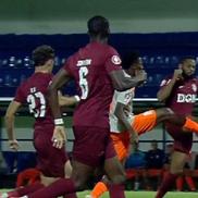 Penalty în Metaloglobus - CFR, fault Coco la Fernandes