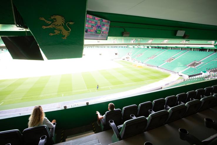 Imagini de la stadionul José Alvalade din Lisabona FOTO: Ionuţ Iordache (GSP)