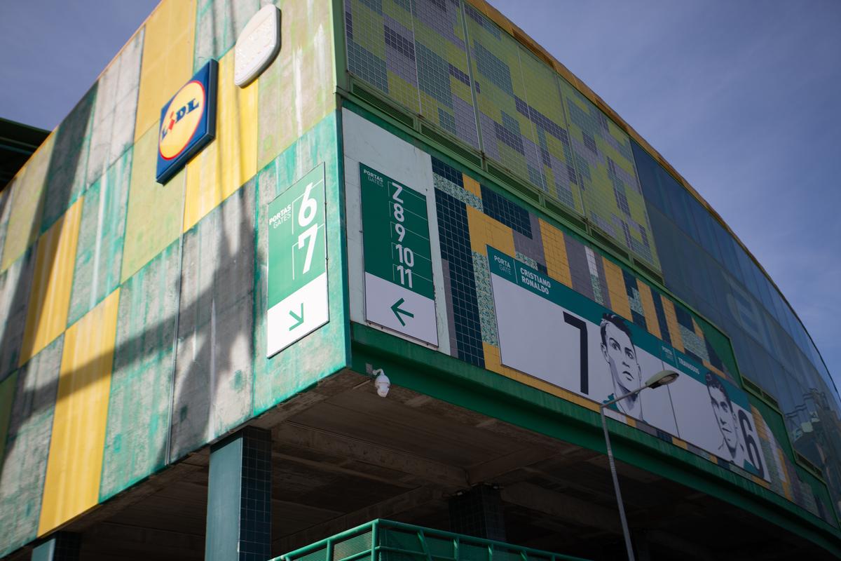 Imagini de la stadionul José Alvalade din Lisabona