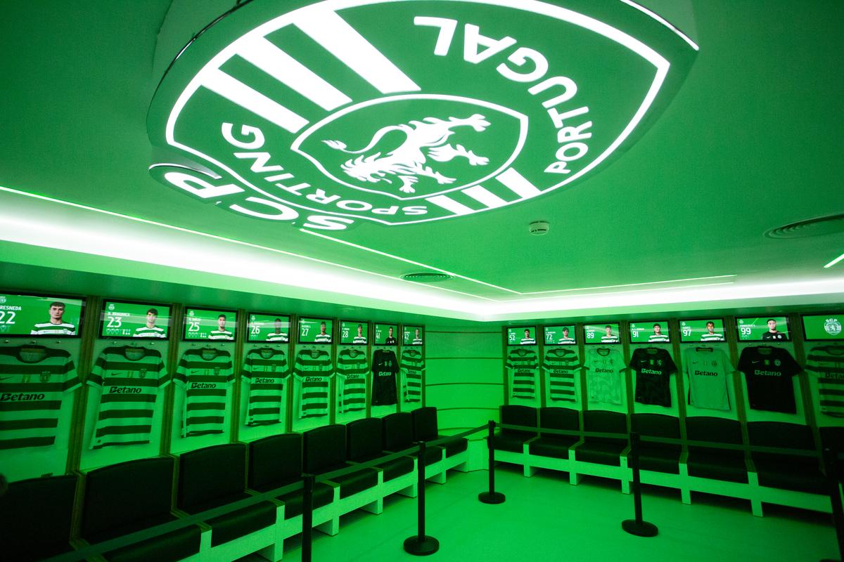 Imagini de la stadionul José Alvalade din Lisabona