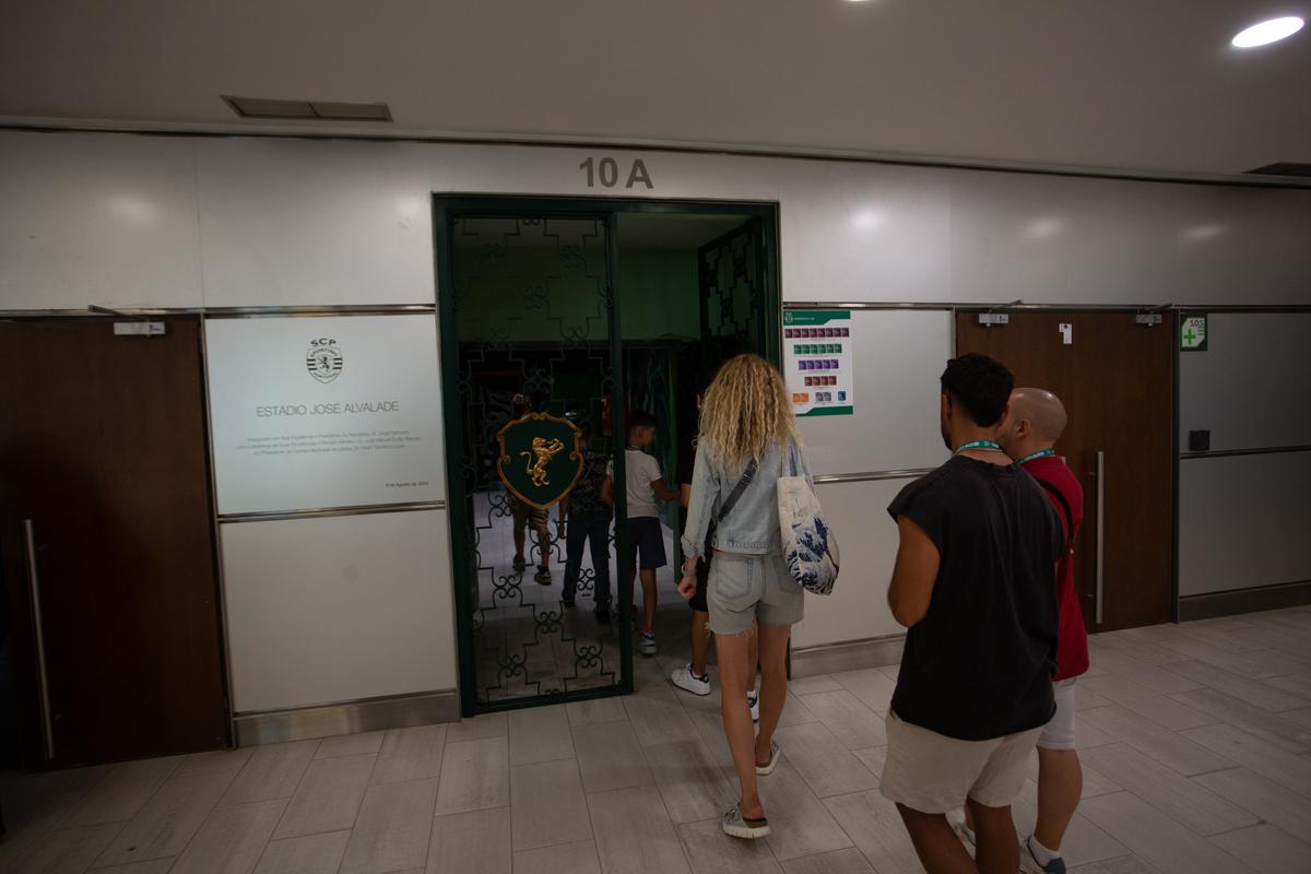 Imagini de la stadionul José Alvalade din Lisabona