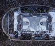 Fanii lui Partizan Belgrad nu se dezmint: torțe și atmosferă incredibilă în timpul unui meci disputat în aer liber, pe Stadionul Tasmajdan