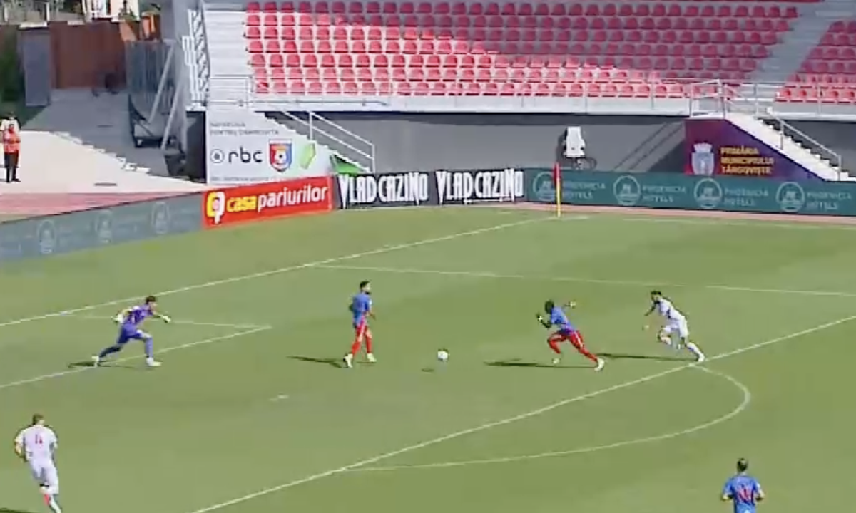 Gafă de cascadorii râsului în Liga 2 » Cum s-a deschis scorul în Chindia - Șelimbăr