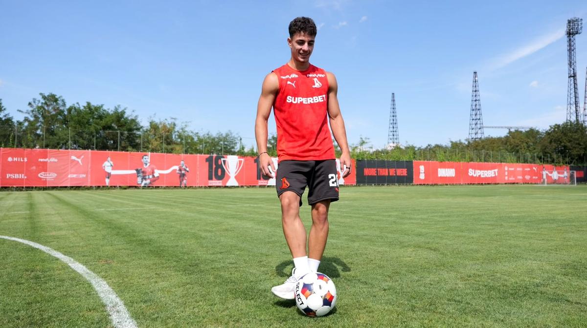David Irimia, fundaș Dinamo, protagonistul emisiunii GSP U21