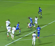 Mihai Lixandru a comis un penalty în duelul cu echipa lui Alexandre Lacazette // foto: captură X @thmanyahsports
