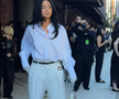 Alexandra Eala în ținuta Calvin Klein