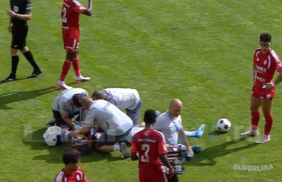 Vești de la spital după accidentarea dură din FC Argeș - Botoșani: care e starea fotbalistului luat de la stadion cu ambulanța