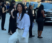 Alexandra Eala în ținuta Calvin Klein