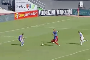 Gafă de cascadorii râsului în Liga 2 » Neînțelegere între portar și căpitan