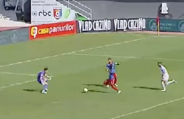 Gafă de cascadorii râsului în Liga 2 » Cum s-a deschis scorul în Chindia - Șelimbăr