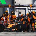 Lando Norris, la nefericita intrare la boxe / foto: Guliver/gettyimages