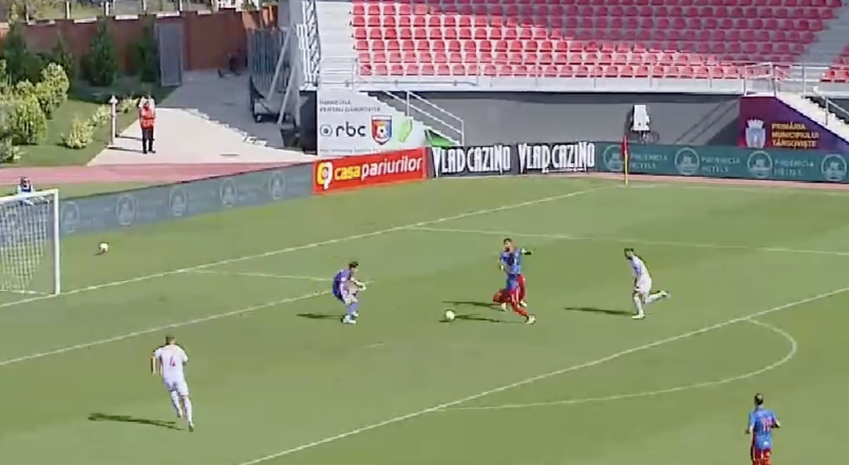 Gafă de cascadorii râsului în Liga 2 » Cum s-a deschis scorul în Chindia - Șelimbăr