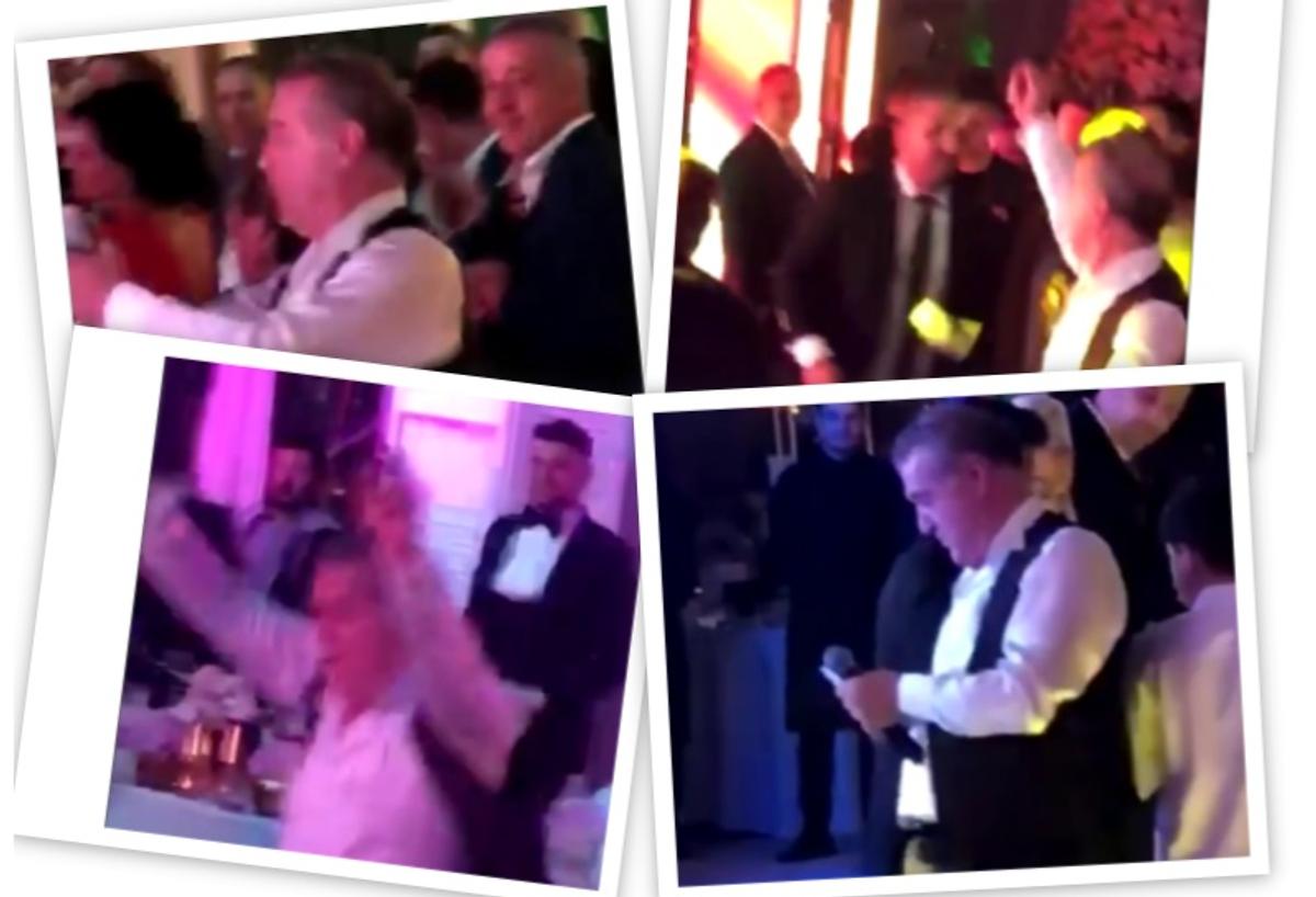 VIDEO Imaginile anului în România! Gigi Becali a făcut show la nunta Teodorei: a aruncat cu sute de bancnote și, la final, fiecare ospătar a stat la coadă pentru 200 de euro