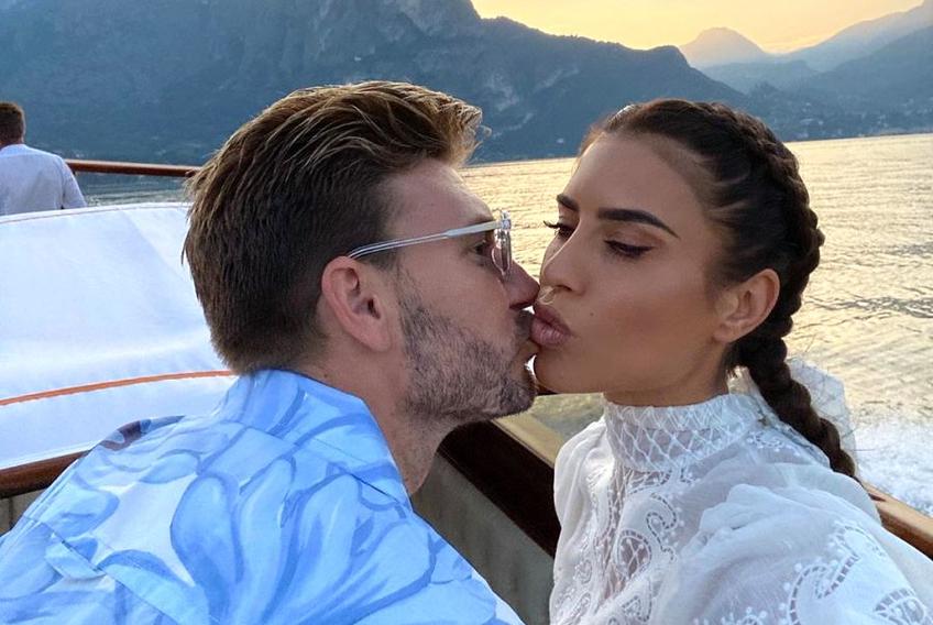 Nicklas Bendtner și Philine Roepstorff // foto: Instagram @ 
philineroepstorff