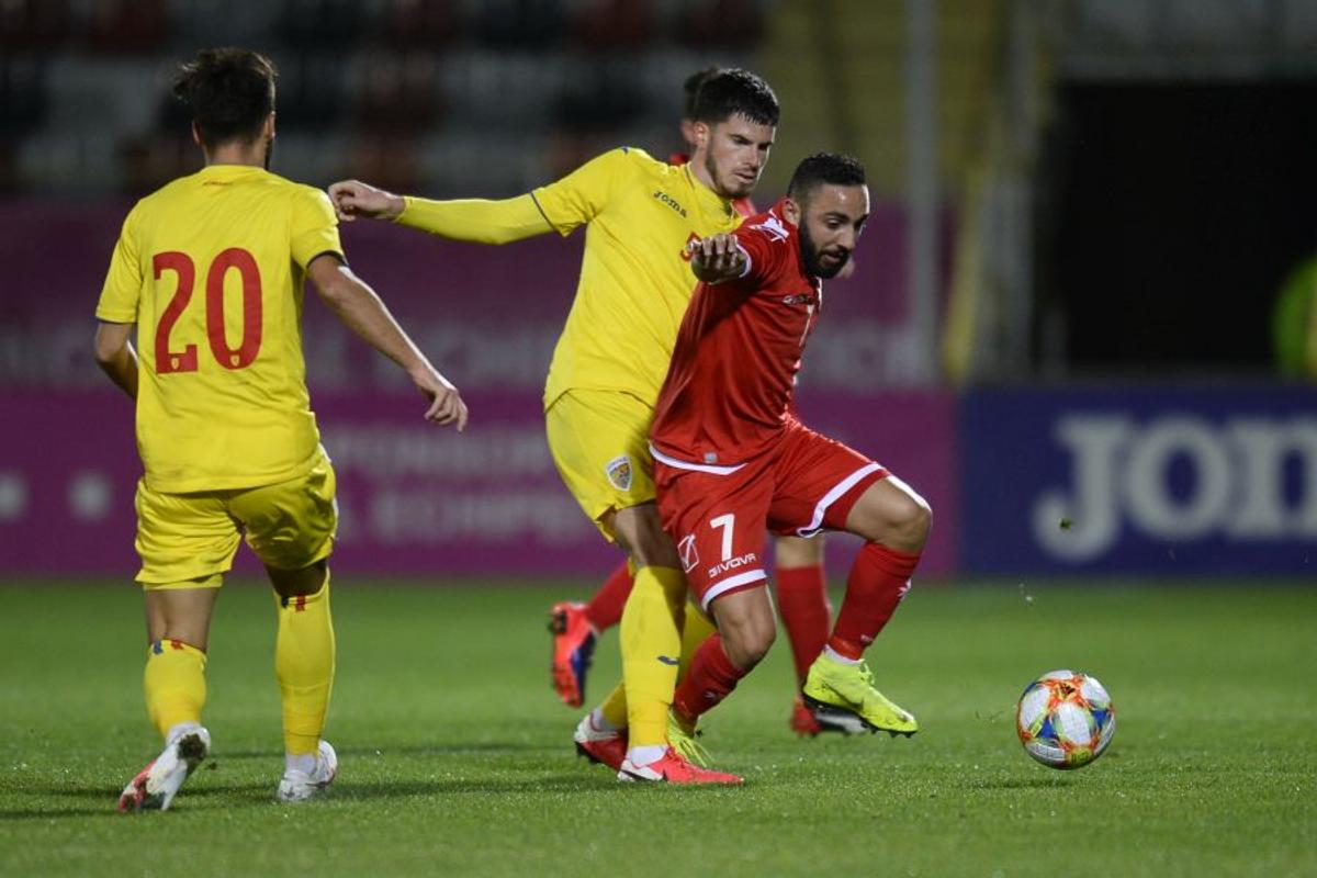 ROMÂNIA U21 - MALTA U21 4-1. Fără emoții! România zdrobește Malta, deși a jucat o oră în inferioritate