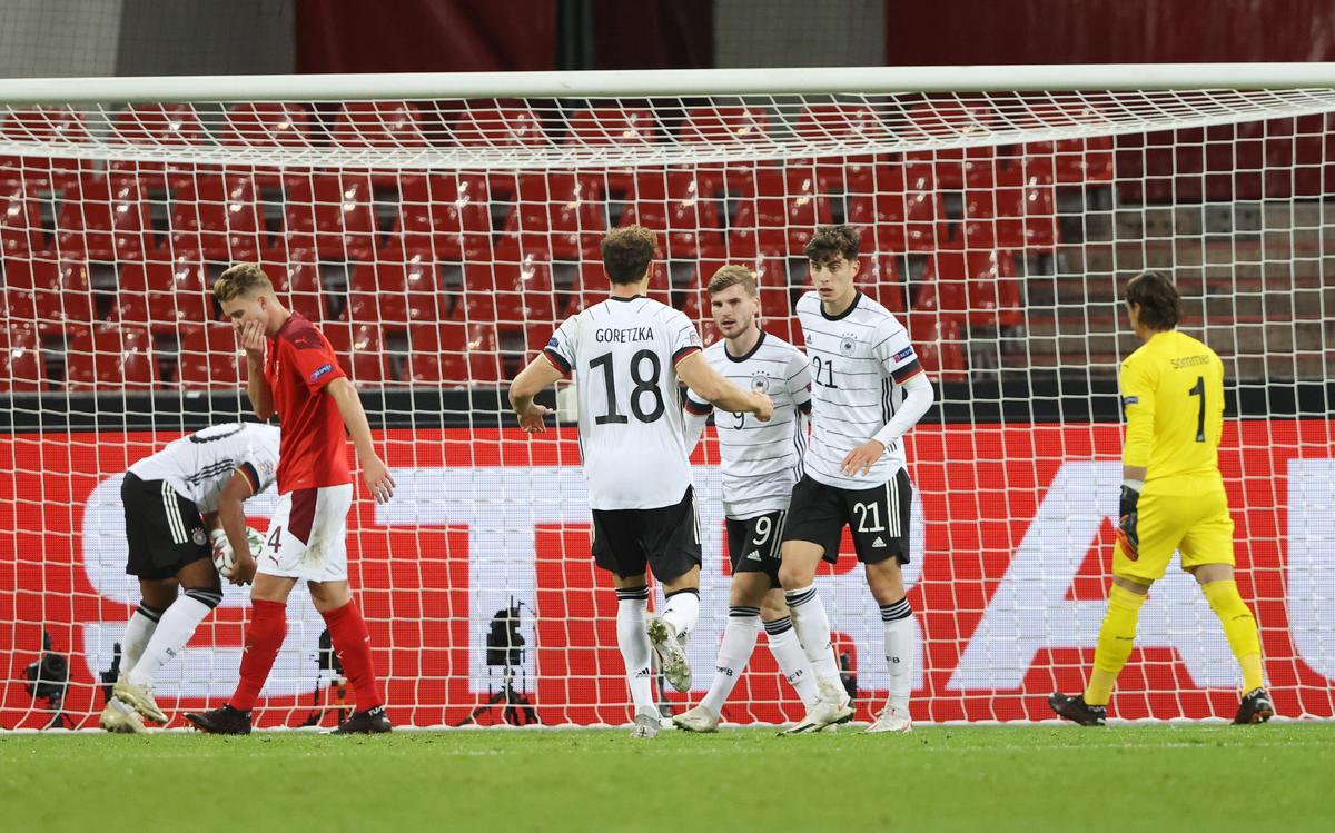FOTO Nations League, etapa #4 » ȘASE goluri în Germania - Elveția + Spania, înfrângere surpriză
