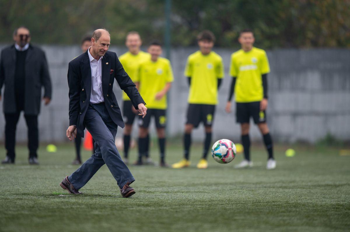 Prințul Edward, contele de Wessex, în vizită la Academia Viitorul Cluj