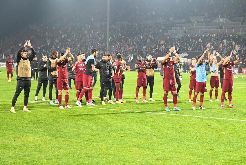 CFR Cluj a obținut a doua victorie consecutivă în grupa G din Conference League, 2-0 cu Slavia Praga, și a încasat încă 500.000 de euro de la UEFA.