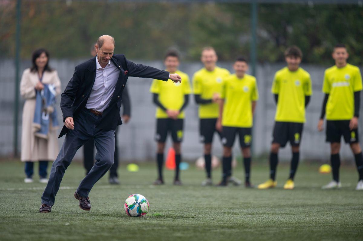 Prințul Edward, contele de Wessex, în vizită la Academia Viitorul Cluj