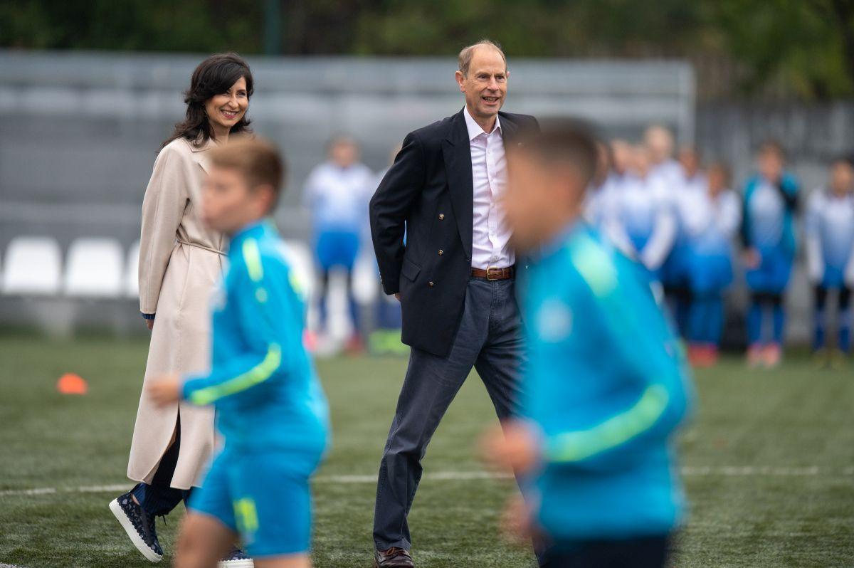 Prințul Edward, contele de Wessex, în vizită la Academia Viitorul Cluj