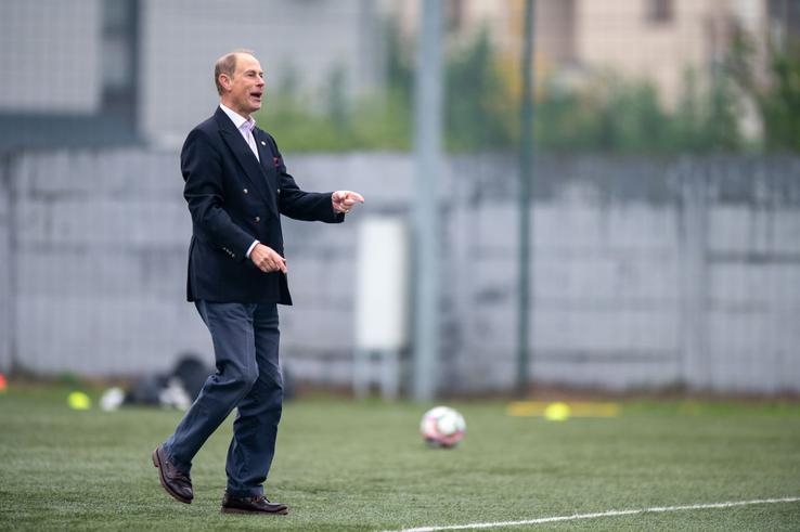 Prințul Edward, contele de Wessex, în vizită la Academia Viitorul Cluj // foto: Raed Krishan