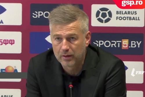 Edi Iordănescu, selecționerul României, a răspuns acuzațiilor portarului Valentin Cojocaru, la conferința de la finalul meciului cu Belarus, scor 0-0.