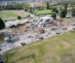 Vizită pe șantierul viitoarei arene de 100 de milioane de euro de la Pitești » Tribunele au fost demolate, urmează să fie pusă la pământ „oficiala”