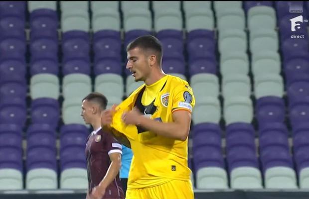 Și-a sfâșiat tricoul de nervi, după Belarus - România 0-0!