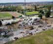 Vizită pe șantierul viitoarei arene de 100 de milioane de euro de la Pitești » Tribunele au fost demolate, urmează să fie pusă la pământ „oficiala”