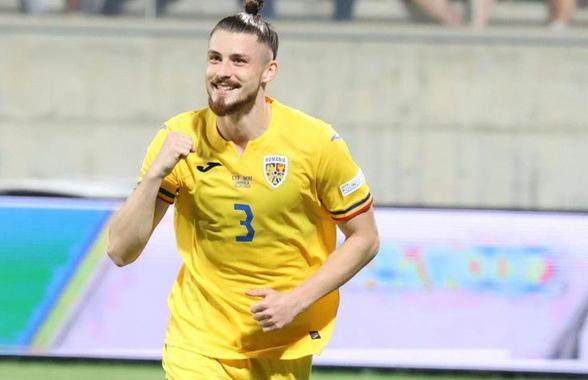 Detaliul remarcat de englezi după golul lui Drăgușin: „Va fi nevoie de el la Tottenham, se întoarce târziu”