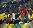 Gheorghe Hagi a stat în tribuna din faţa lojei în care se aflau oficialii FRF FOTO: Ionuţ Iordache (GSP)