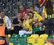 Gheorghe Hagi a stat în tribuna din faţa lojei în care se aflau oficialii FRF FOTO: Ionuţ Iordache (GSP)