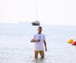 Fotbaliștii naționalei s-au scăldat în Marea Mediterană după Cipru - România